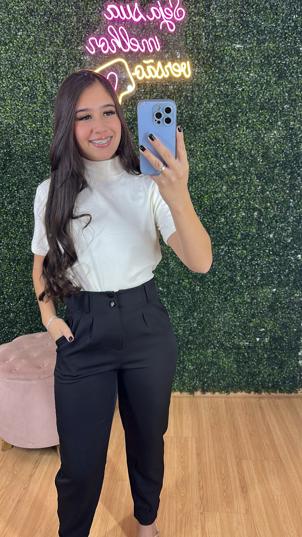 Cropped flanelado